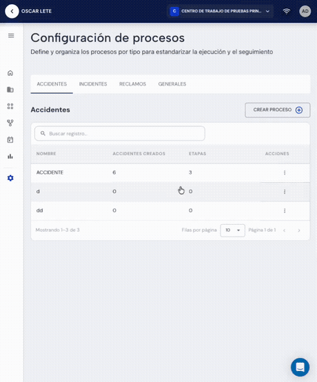 Recorrido por las tablas con el nuevo diseño